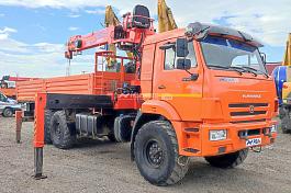 КМУ Камаз 43118 (6х6) + KANGLIM KS1256 GII б/у (2022 г.в., 25 749 км., 1 549 м/ч) (6113)