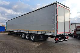 ТЗА 588510-0700210-08 ШТОРНЫЙ БЕЗ бортов, с подъемной осью, оси КАМАЗ, ССУ 1150