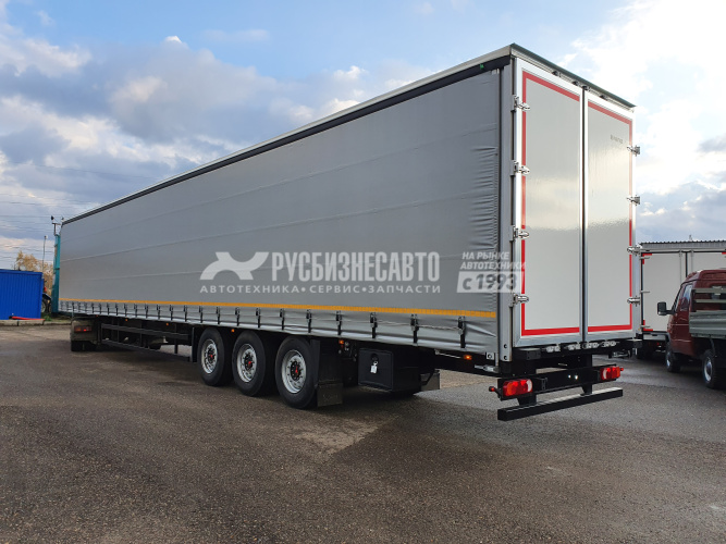 Купить ТЗА 588510-0700210-08 ШТОРНЫЙ БЕЗ бортов, с подъемной осью, оси КАМАЗ, ССУ 1150 в компании Русбизнесавто - изображение 1