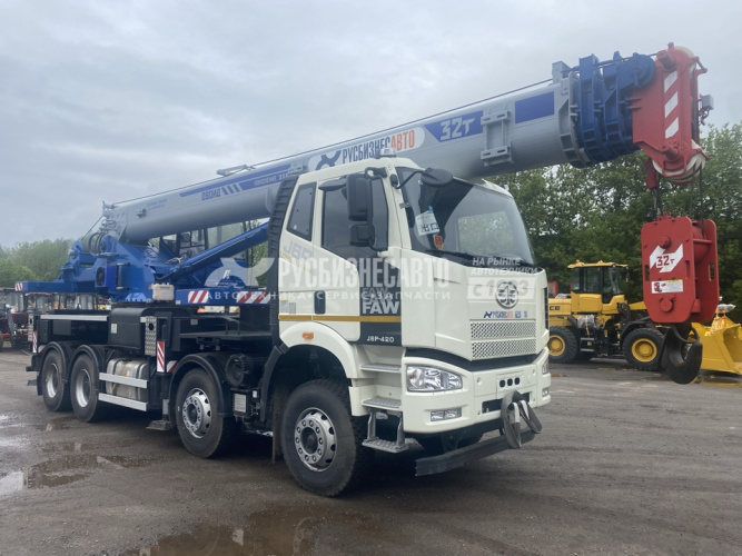 Купить КС 55729-7В автокран 32 т. (FAW-3310) ОВОИД колесная формула 8х4 в компании Русбизнесавто - изображение 22