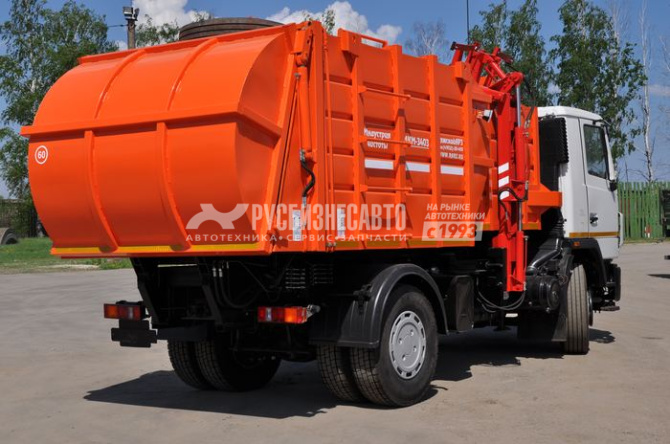 Купить МК-3551-03 на шасси МАЗ-5340С2-585-013 Мусоровоз (каркас) в компании Русбизнесавто - изображение 0