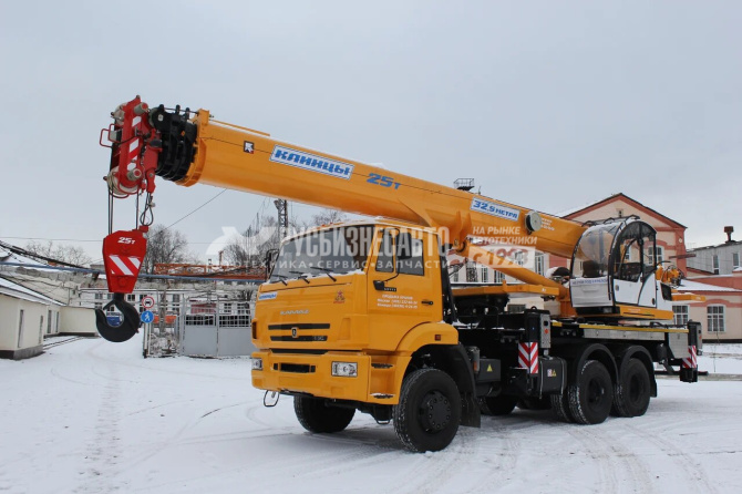 Купить КС 55713-4К-4В автокран 25т. (КАМАЗ-65111) ОВОИД в компании Русбизнесавто - изображение 1