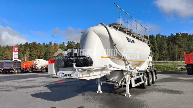 Купить ППЦ материаловоз (цемент, мука, комбикорм)  BULL (30 м3, 3 оси SAF, WABCO, компр. 12м3/мин) в компании Русбизнесавто - изображение 0