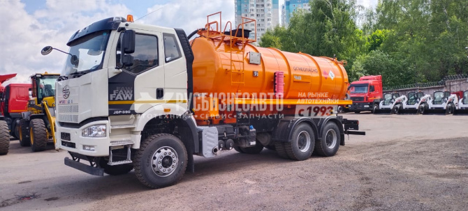 Купить АКН-15ОД FAW-3250 (6х4, шасси 4300) (15 м3, 1 отс., откр.днище, насос КО-510, ДОПОГ, ЧМЗ) в компании Русбизнесавто - изображение 0