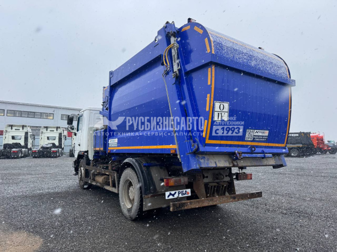 Купить Мусоровоз МБ18-М53-01 МАЗ 534025-585-013 бок.загр. 18м3, б/у (2022 г. 57 302 км)(4040)-Сбер комиссия в компании Русбизнесавто - изображение 3