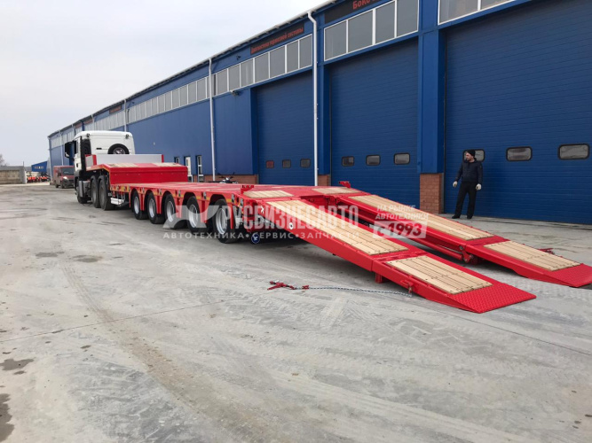 Купить Kassbohrer LB5E трал 5 осей раздвижной 12 градусов аппарели в компании Русбизнесавто - изображение 1