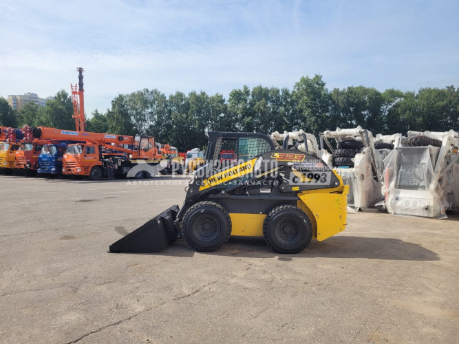 Купить Мини-погрузчик New Holland L323 б/у (2021 г.в. 1 468 м/ч)(Вилы+ковш+щётка) в компании Русбизнесавто - изображение 3