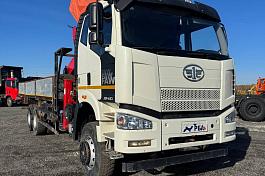 КМУ FAW J6 (6x6) + HRS 216  б/у (2023 г.в. 38 141 км. 1140 м/ч)(6006) - Сбер комиссия