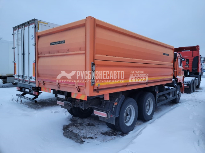 Купить КАМАЗ 68901Е самосвал 3-х сторонний на шасси 65115 б/у (2021 г., 5370км.) в компании Русбизнесавто - изображение 4