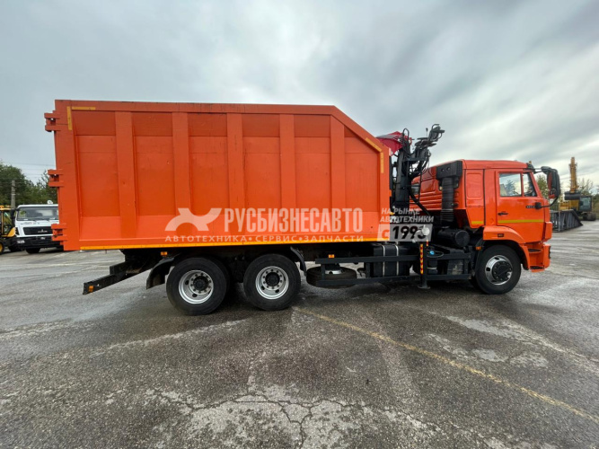 Купить КМУ Ломовоз КАМАЗ-65115-3094-48 манипулятор VM10M74 б/у (2024 г., 32 773 км., 28 м.ч.)(8925) в компании Русбизнесавто - изображение 3