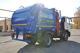 МК-3554-02 на шасси МАЗ 5550С3-540-000 Мусоровоз (маятниковая плита)