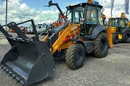 Экскаватор-погрузчик CASE 570SV (с параллельной стрелой и вилами, Индия)