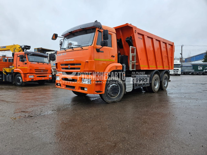 Купить КАМАЗ 6520-B5 самосвал б/у ДВС Cummins (2022 г.,4 581 км.)(9233) в компании Русбизнесавто - изображение 0