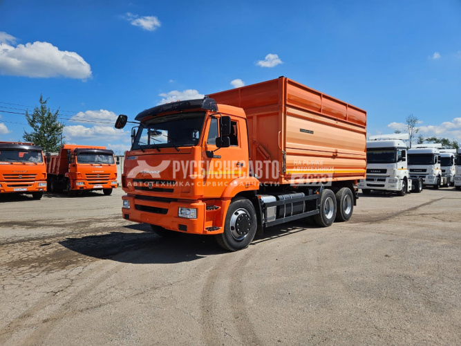Купить КАМАЗ 68901Е самосвал 3-х сторонний СпецАвтоКам на шасси 65115-23052-50 б/у (2021 г.в. 5 777км.) в компании Русбизнесавто - изображение 0