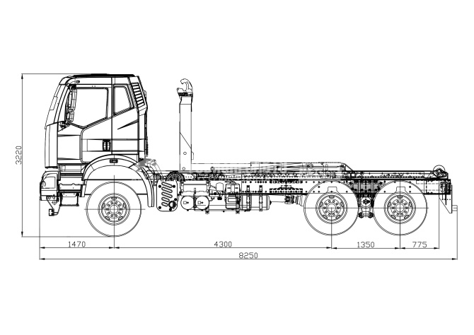 Купить Мультилифт FAW 3250АМ J6 (6*4) база 4300 + ВЕЛМАШ ВК T15-505 в компании Русбизнесавто - изображение 1