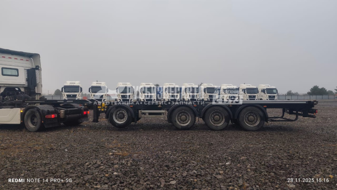 Купить Полуприцеп ТОНАР 99891 п/п-контейнеровоз с вынесенной осью,ССУ1100мм б/у (2023г.)(2728)Сбер комиссия в компании Русбизнесавто - изображение 1