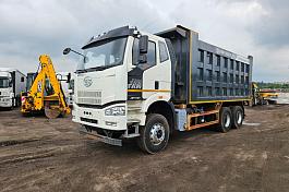 Самосвал FAW J6 (6x4) б/у (2023 г.в., 23 808 км.) (4887) - новая резина зад. ось.
