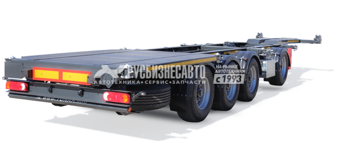 Купить ТОНАР К4-U (99891) п/п-контейнеровоз с вынесенной осью, ССУ1100мм, 1х20, 2х20, 1х30, 1х40, 1х40 HC в компании Русбизнесавто - изображение 1