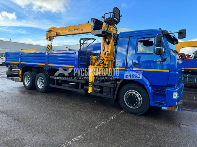 Купить КМУ КАМАЗ 65117-3010-48 (Евро-5) + SOOSAN SCS736LII верх.упр. + борт сталь 6,8м. в компании Русбизнесавто - изображение 3
