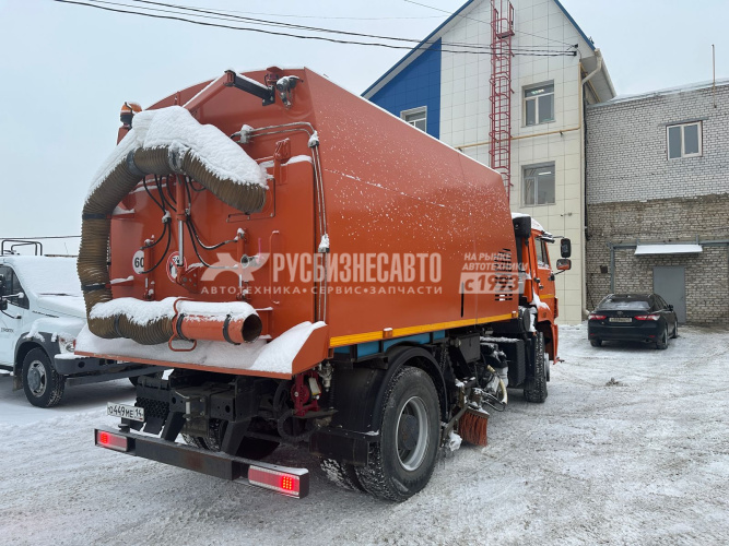 Купить КО-318Д Б/У на шасси КАМАЗ-53605 вакуумная подметально-уборочная (пылесос) пробег 25189 км, 970 м/ч в компании Русбизнесавто - изображение 3
