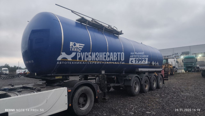 Купить Полуприцеп-цистерна Foxtank 877721 б/у (2023 г.в., темн. неф., 32 м3, 1 отс, 4 оси)(0115)Сбер в компании Русбизнесавто - изображение 0