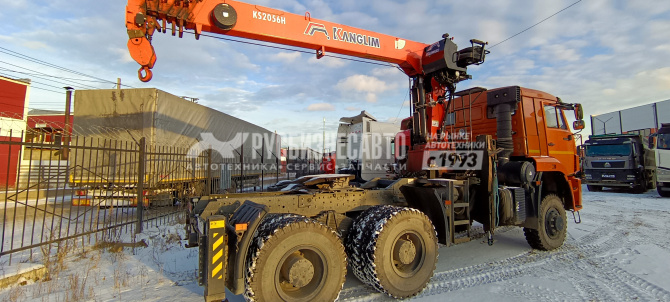 Купить Седельный тягач с КМУ Камаз 65225 6х6, б/у(2023г;11 712) (0003) Сбер комиссия в компании Русбизнесавто - изображение 3