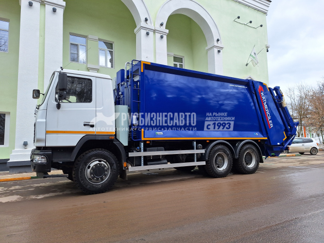 Купить KAT-22S на шасси МАЗ 631226-585-042 (ТКМ-430) Мусоровоз задн загрузка, портал в компании Русбизнесавто - изображение 9