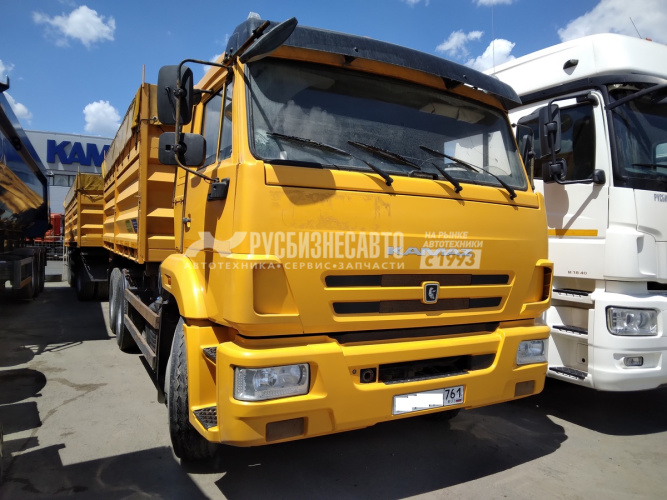 Купить КАМАЗ 65115-50 самосвал-зерновоз б/у ( 2019 г.в.,145 754 км.)-продается в сцепке с прицепом в компании Русбизнесавто - изображение 0