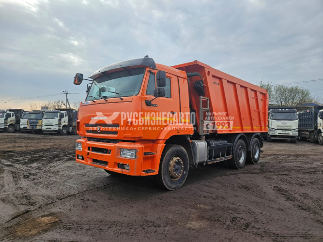 Купить КАМАЗ 6520-53 самосвал б/у (2022 г., 22 397 км.)(7066) - Новая резина. в компании Русбизнесавто - изображение 0