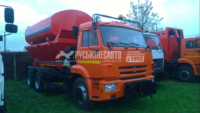 Купить КО-823 на шасси КамАЗ-65115-4081-56 (ПС+ПМ (низконап.мойка)+отв.+щет.) Евро-5 в компании Русбизнесавто - изображение 1