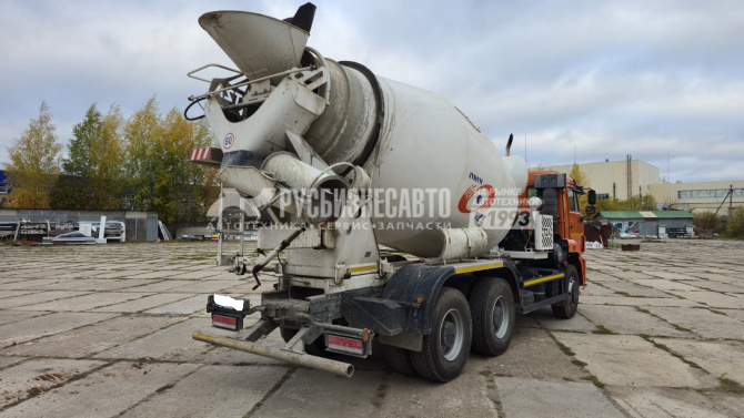 Купить Автобетоносмеситель ТЗА Камаз 6520 9м3 б/у (2023 г.в., 11 511 км.)(1851) в компании Русбизнесавто - изображение 3