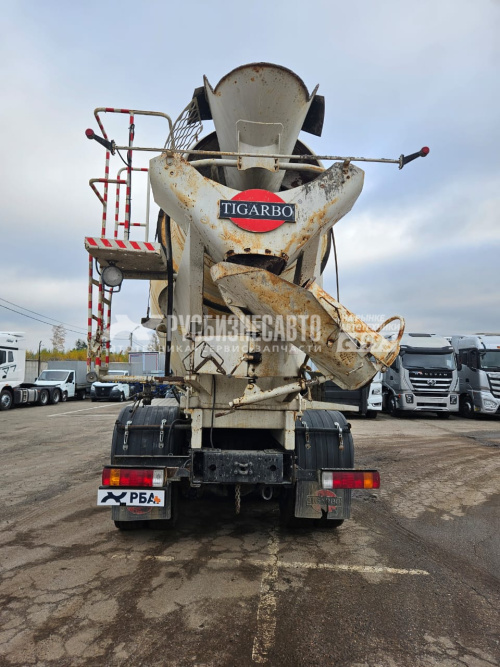 Купить Автобетоносмеситель TIGARBO 69367S на шасси FAW 8х4 б/у (2023 г.в. 12 458 км) (0058)сбер комиссия в компании Русбизнесавто - изображение 3