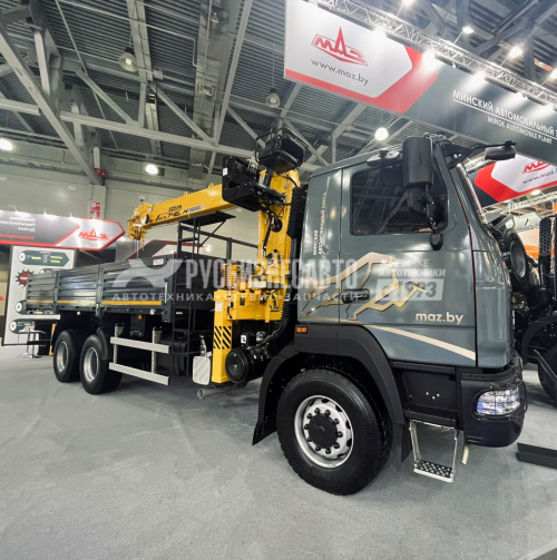 Купить КМУ МАЗ 6302C5-575-080 (Евро-5) + SOOSAN SCS746L верх.упр. + борт сталь 6,6м. СПМ в компании Русбизнесавто - изображение 1