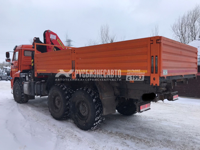 Купить КАМАЗ 43118 Борт (сталь) 5.2м. с КМУ PALFINGER INMAN IM 150N б/у (2020г., 105 м/ч., 65800 км) в компании Русбизнесавто - изображение 2