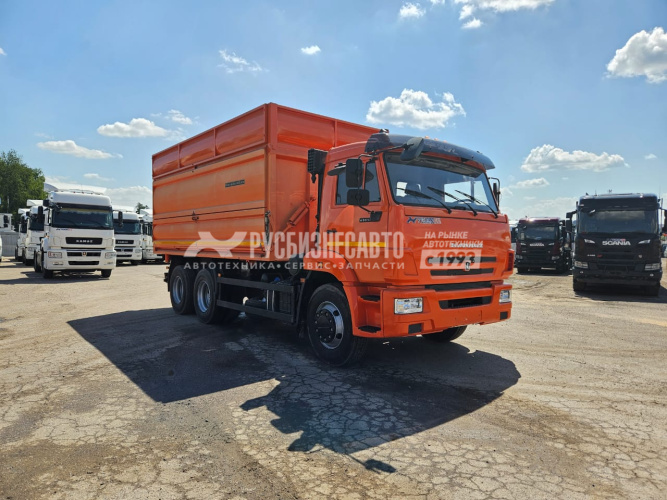 Купить КАМАЗ 68901Е самосвал 3-х сторонний СпецАвтоКам на шасси 65115-23052-50 б/у (2021 г.в. 5 777км.) в компании Русбизнесавто - изображение 4