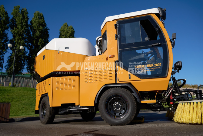 Купить Универсальная подметальная машина «SWEEPER» ММК-2000 (пылесос, объем бункера для смета 2 куб/м) в компании Русбизнесавто - изображение 8