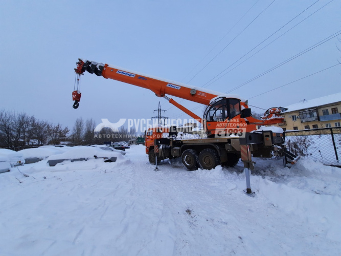 Купить КС 55713-5К-4 автокран 25т. (КАМАЗ-43118) ОВОИД б/у (2021г., 6165 км., 516 м/ч.) в компании Русбизнесавто - изображение 4