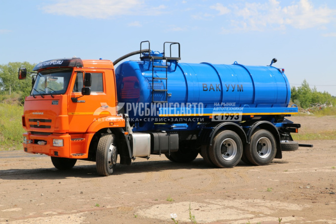 Купить МВ-12 (ТЛ740) на шасси КАМАЗ-65115 вакуумная (модель 4680А3-40) в компании Русбизнесавто - изображение 0