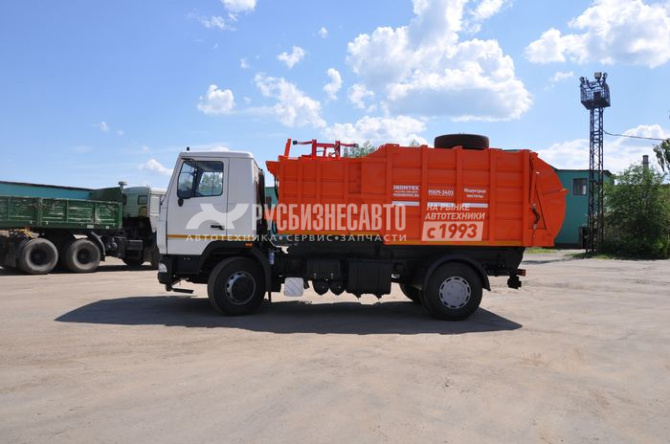 Купить МК-3551-03 на шасси МАЗ-5340С2-585-013 Мусоровоз (каркас) в компании Русбизнесавто - изображение 6