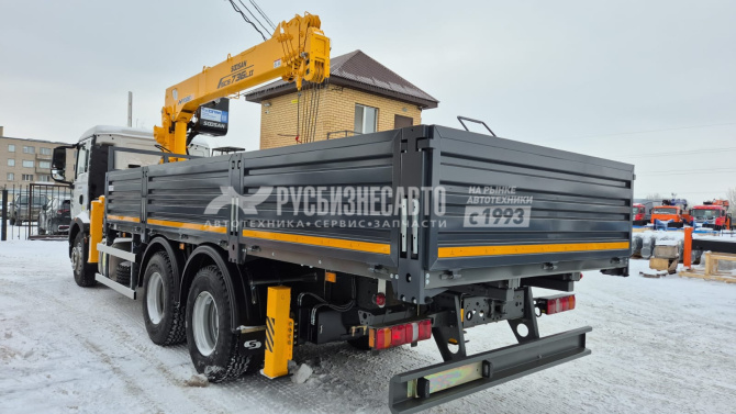 Купить КМУ HOWO T5G (6*4, 330л.с., Евро-5) + SOOSAN SCS736LII верх.упр. + борт сталь 6,6м. СПМ в компании Русбизнесавто - изображение 1