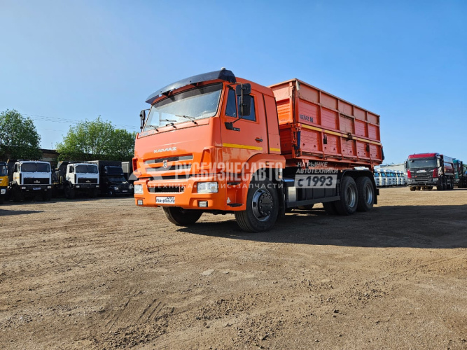 Купить КАМАЗ 45143-776012-50 самосвал - зерновоз (2020г.в пробег 76 095 км.) в компании Русбизнесавто - изображение 0