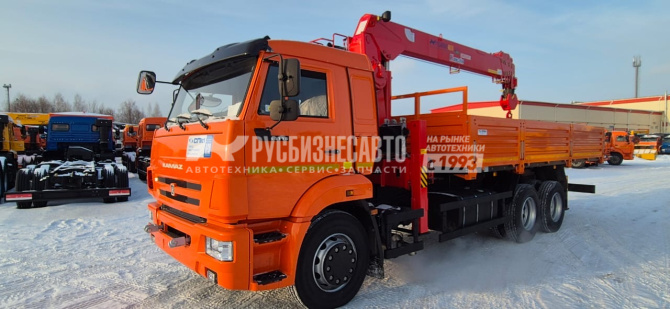Купить КМУ КАМАЗ 65115-3094-48 (Евро-5) + HANGLIM KS2056SM верх.упр. + борт сталь 6,6м. в компании Русбизнесавто - изображение 2