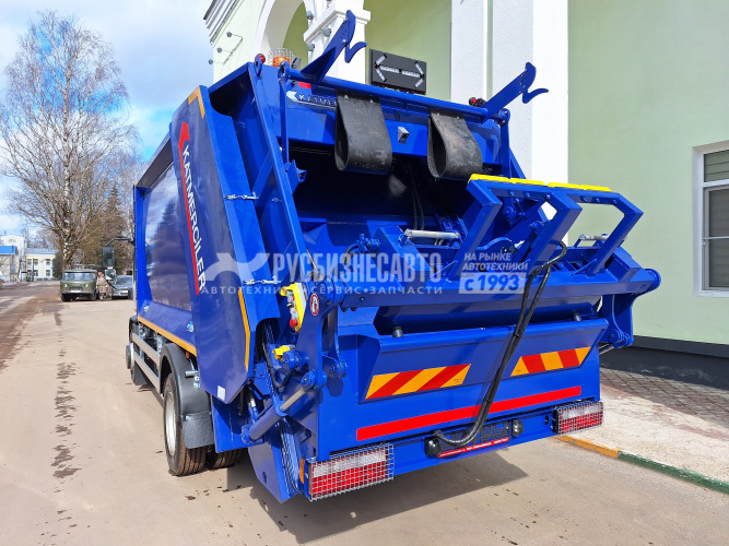 Купить KAT-10 на шасси Камаз 43082 Компас 12 (ТКМ-492)  мусоровоз, 10 м3, задняя загр. в компании Русбизнесавто - изображение 0