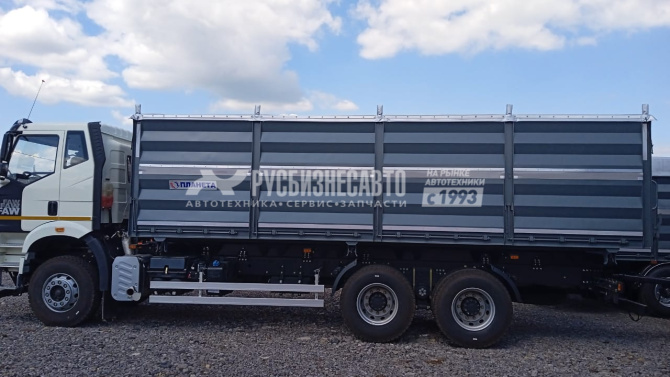 Купить FAW CA3250 ПЛАНЕТА 5529FW1 самосвал зерновоз 3-х сторонний 30 м.куб.6х4 в компании Русбизнесавто - изображение 2