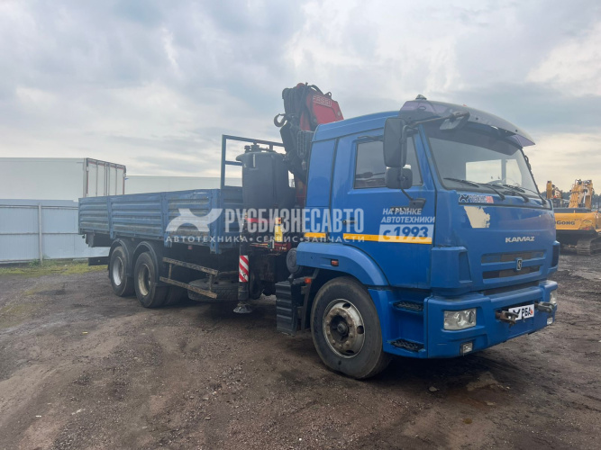 Купить КМУ КАМАЗ 65117 (Евро-4) +FASSI F275+ борт сталь 6,8м. б/у (2016г. пробег 215 364 км.) (0090) в компании Русбизнесавто - изображение 0