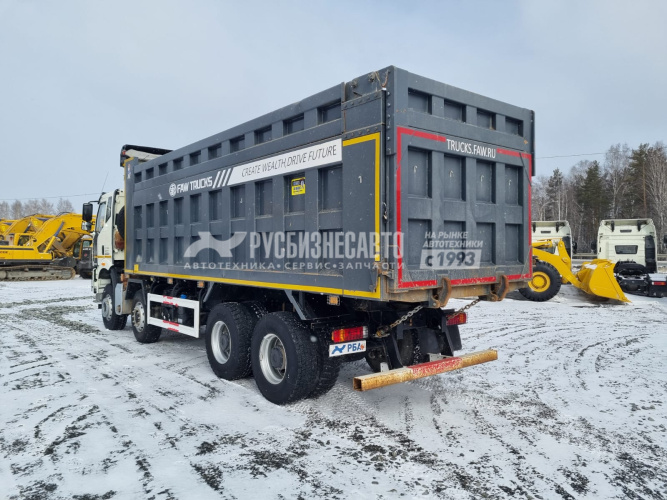 Купить Самосвал FAW J6 (8x4) ПЖД, сухой фен б/у (2023 г., 55 860 км.) (1184) в компании Русбизнесавто - изображение 2