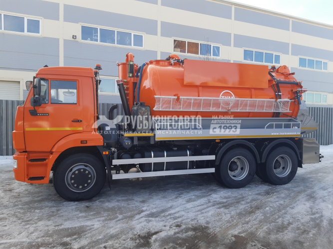 Купить ТКМ-620 (илосос, КАМАЗ-65115, 10+1,5 м3, насос JUROP PVT-400 2600м3/час, сист. гидроразмыва) в компании Русбизнесавто - изображение 5