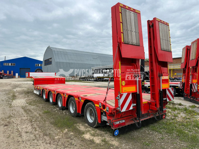 Купить Kassbohrer LOWBED (ISO PAKCS), П/п трал раздвижной, 5 осей, г/п 58,5т, 10 градусов аппарели в компании Русбизнесавто - изображение 0