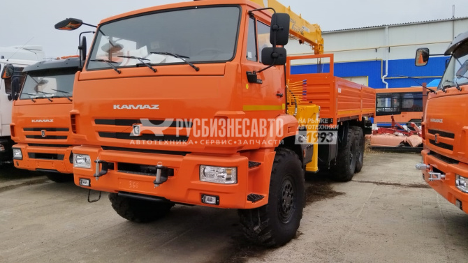 Купить КМУ КАМАЗ 43118-3011-48 (Евро-5, без спалки) + SOOSAN SCS746L верх.упр.+борт сталь 6.2м. в компании Русбизнесавто - изображение 1