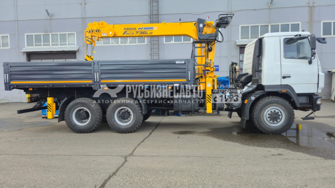 Купить КМУ МАЗ 630226-5575-060 (Евро-5) + SOOSAN SCS736LII верх.упр. + борт сталь 6,2м. в компании Русбизнесавто - изображение 2